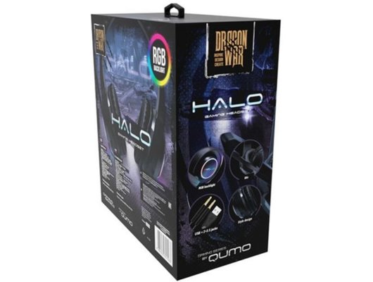 Игровые наушники проводные Qumo Halo GHS 0018